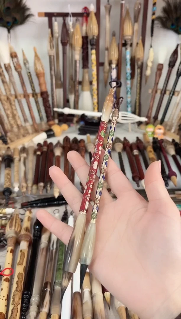 【清水试笔，拒绝蘸墨】墨舞笔庄毛笔2支