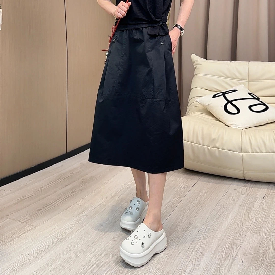 妮子严选夏季新款百搭显瘦半身裙6811