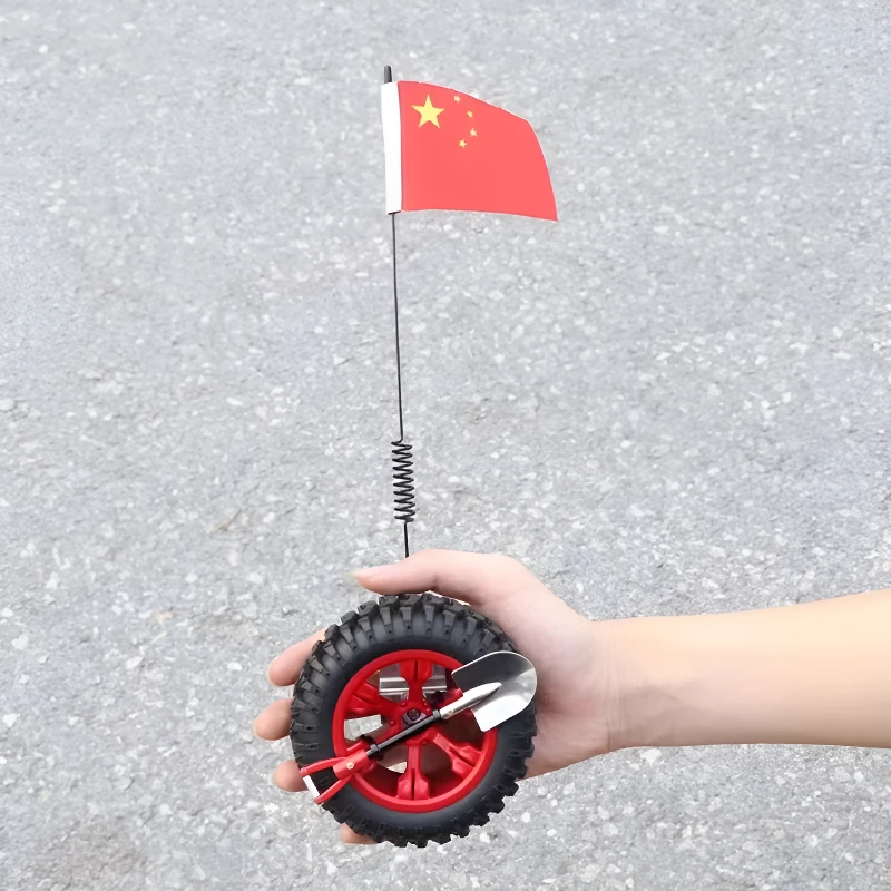 网红小备胎创意搞笑装饰轿车装饰小备胎后备箱迷你小轮胎越野天线