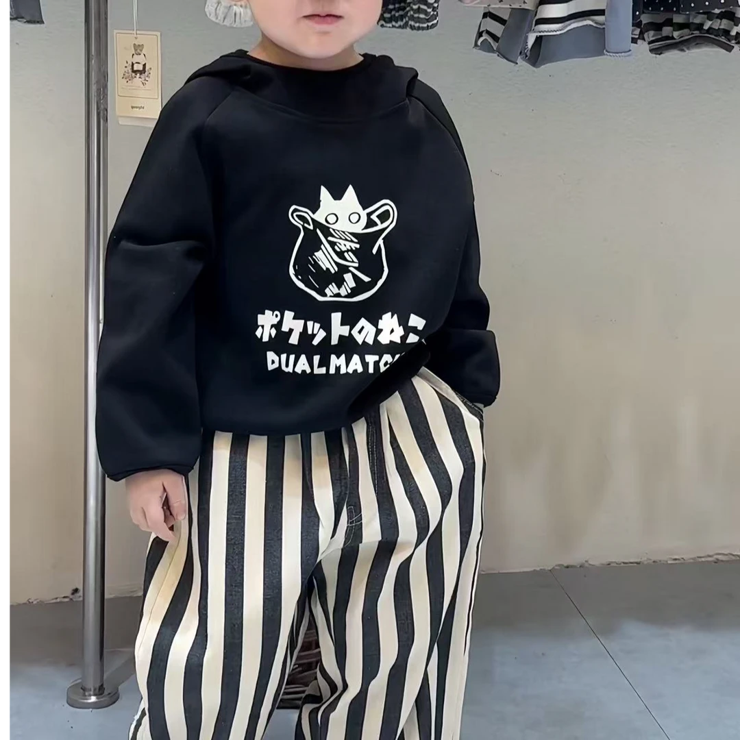 儿童春季卡通帽衫25062