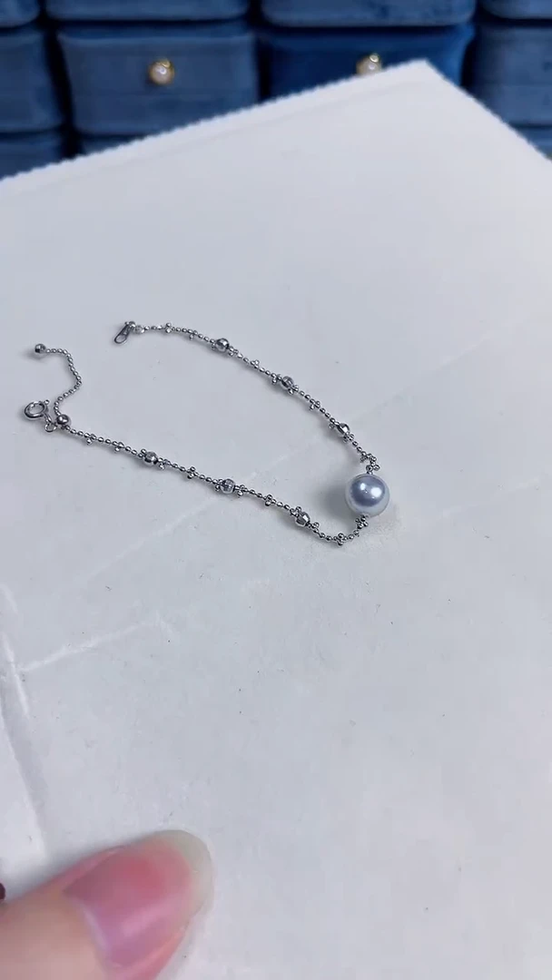 银S925镶嵌其他海水珍珠多样性发一