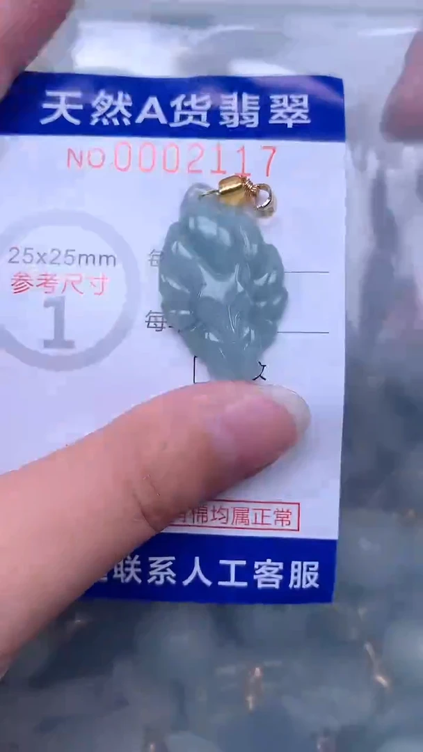 翡翠未镶嵌吊坠(不含链)1