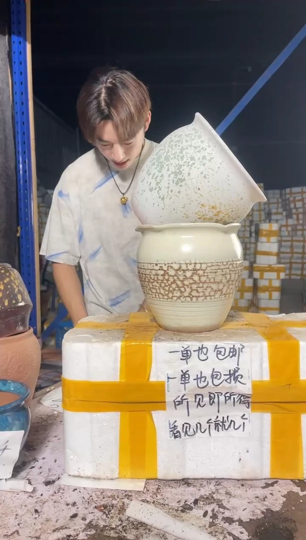 紫砂花盆紫砂花盆宜兴紫砂粗陶花盆18*19