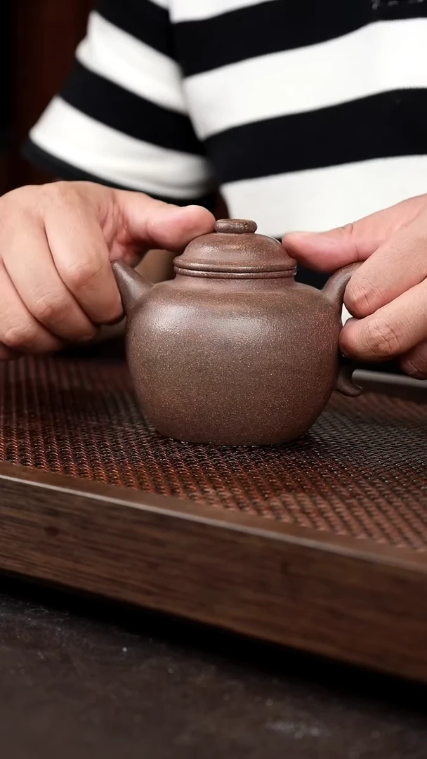 茶壶紫砂岩中泥大彬圈纽