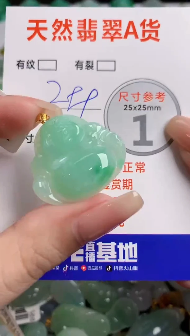 翡翠18K金镶嵌颈饰0027733756