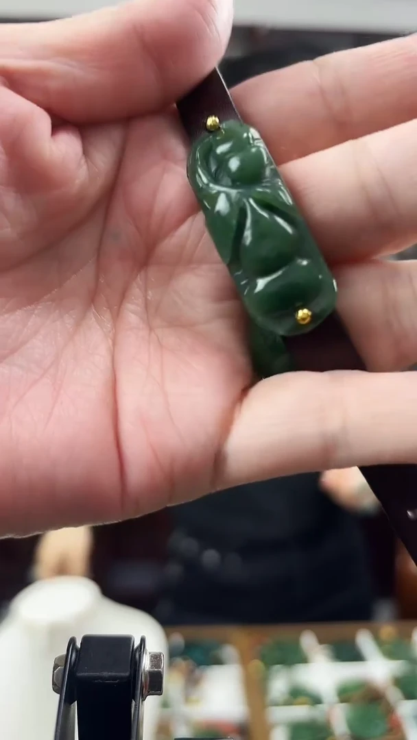 颈饰未镶嵌和田玉葫芦