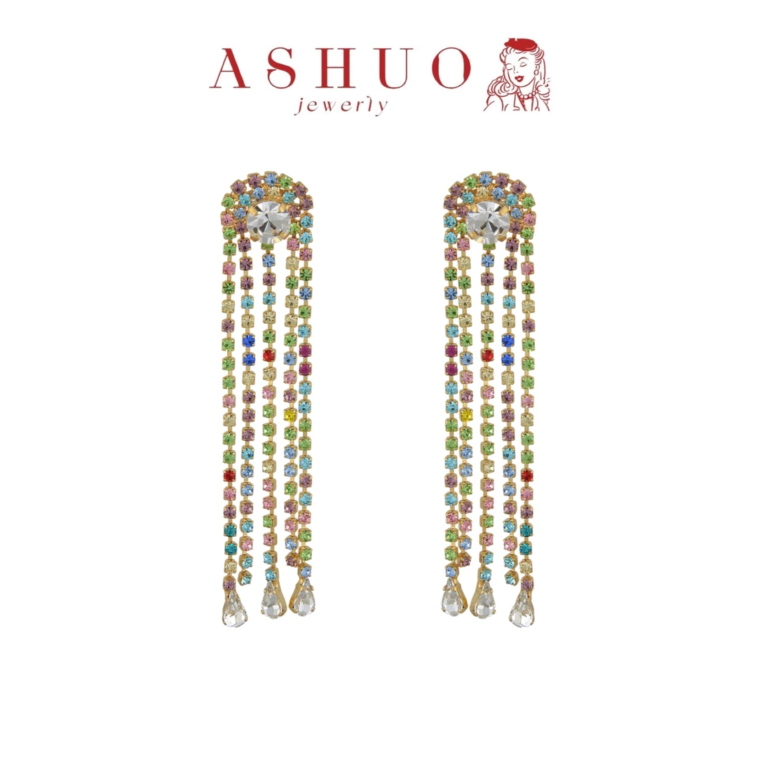 铜合金耳饰 阿烁中古 Mayol  as9728