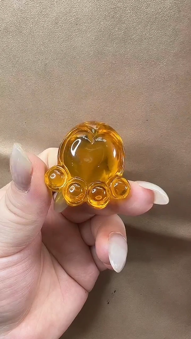 琥珀颈饰未镶嵌吊坠