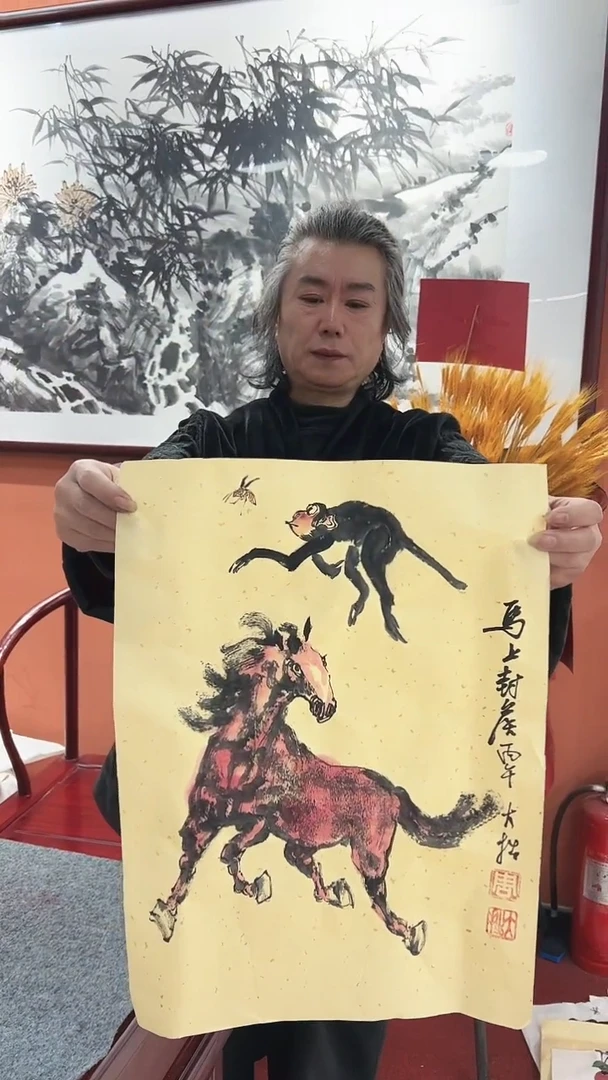 国画周大拙/国画/花鸟