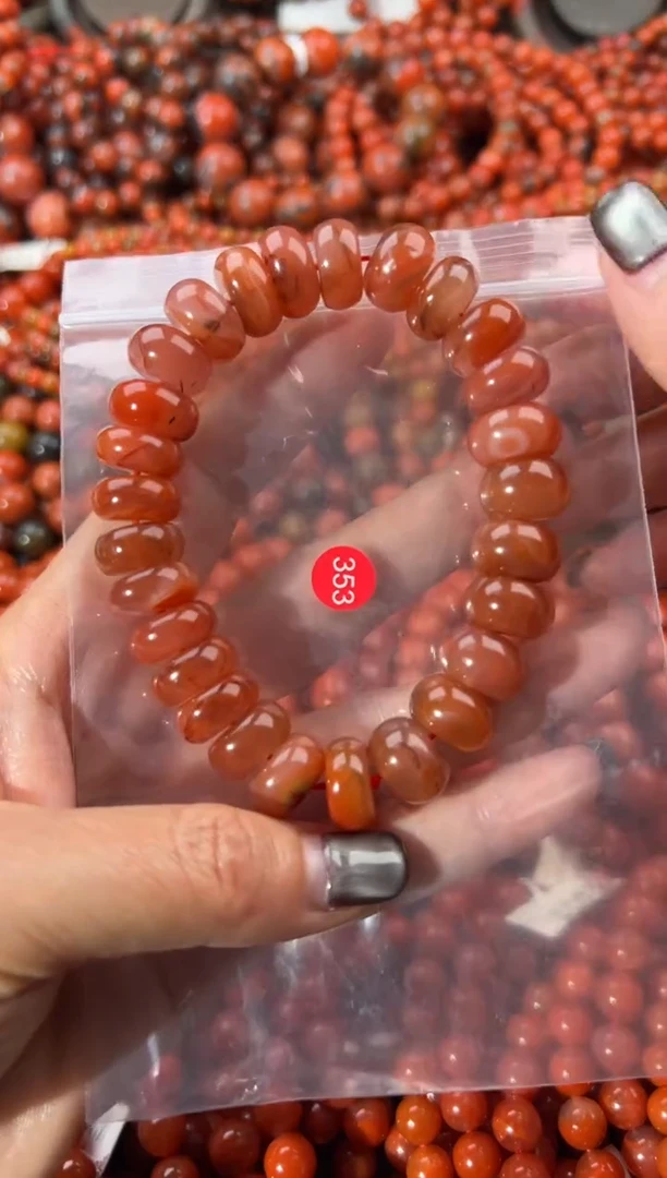 未镶嵌手串南红玛瑙13+