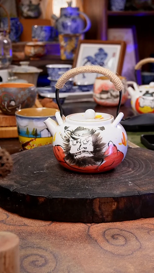 杯子钟馗手工手绘手工手绘