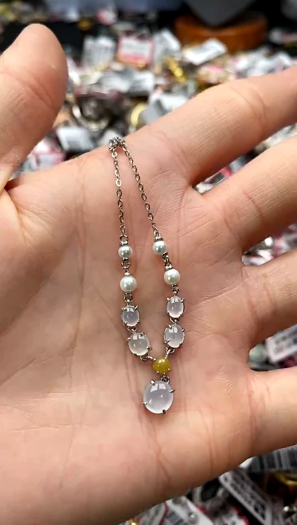 【闪购商品】翡翠戒指银S925镶嵌66666666      9