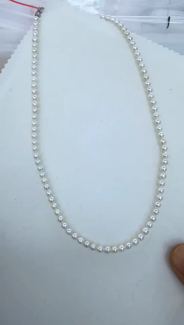 【闪购商品】淡水珍珠颈饰银S925镶嵌项链3