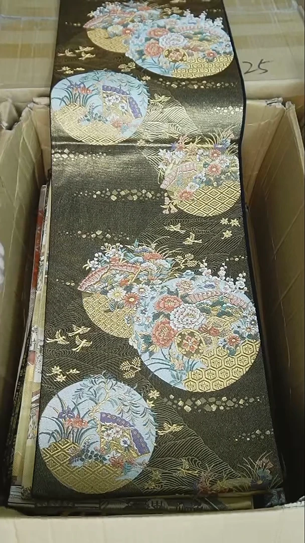 织绣149 六通平织团花