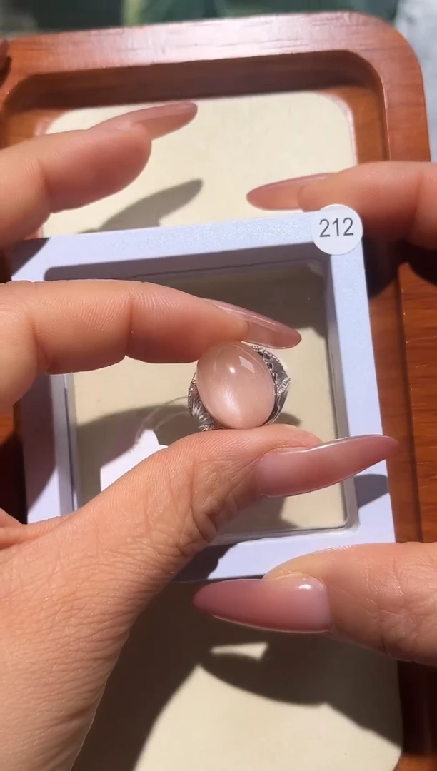 银S925镶嵌戒指水晶?****子定制