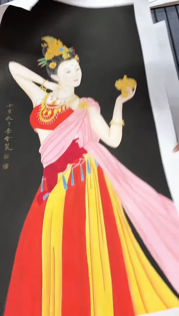精品国画人物作品