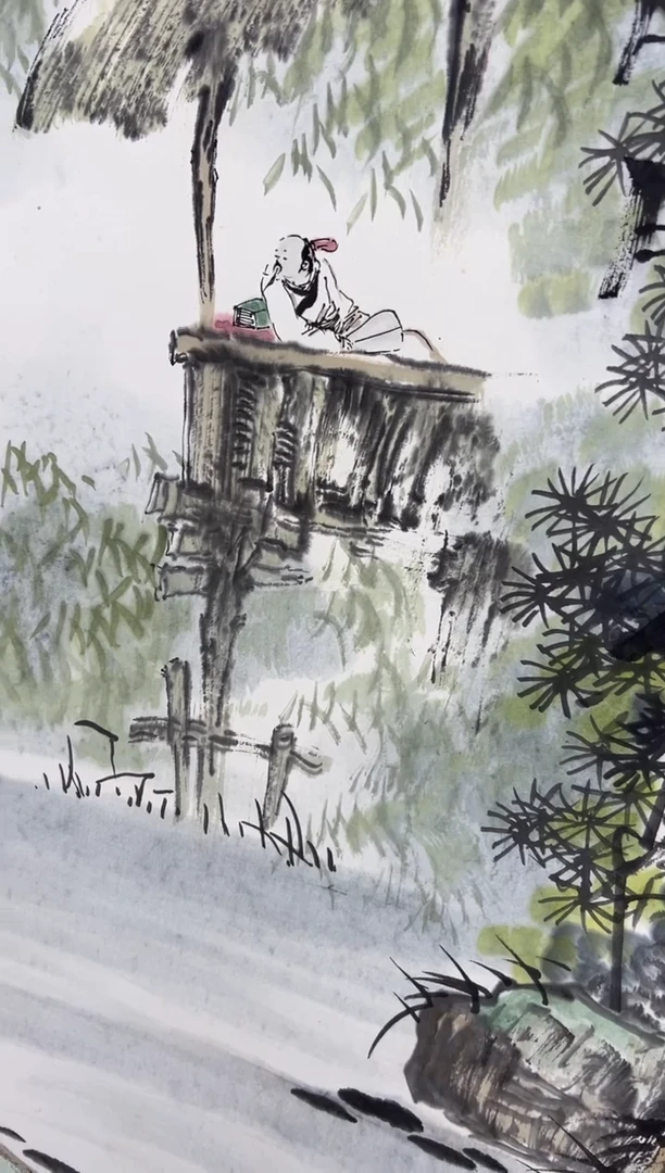 国画刘立荣亲笔绘画手绘作品D39