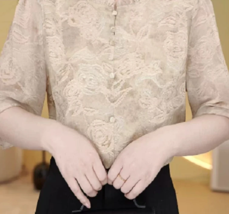 2025新款优雅气质高贵感定制小衫ZF-S030