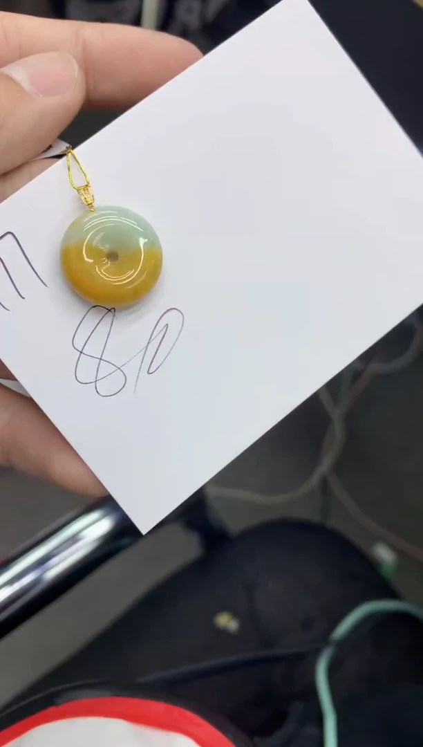 【闪购商品】翡翠颈饰18K金镶嵌号链接1111111111