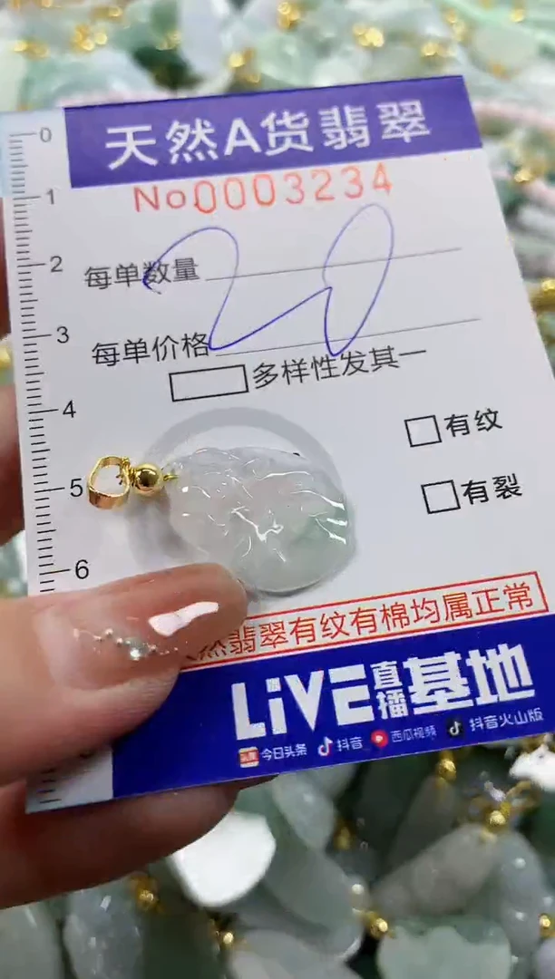 颈饰未镶嵌翡翠天然A货翡翠