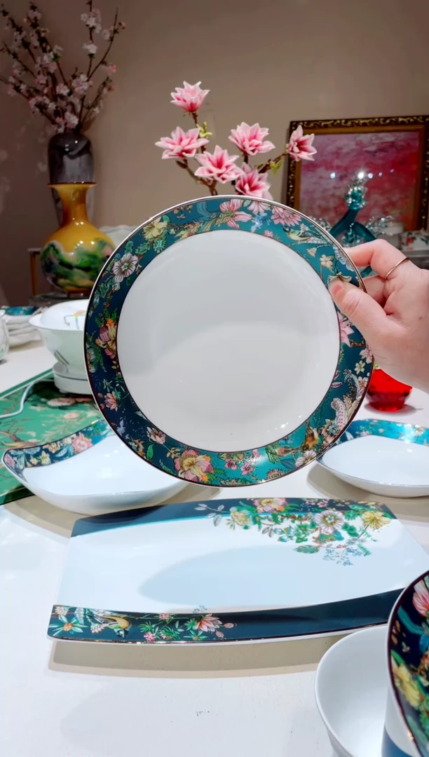 【闪购商品】琉璃手工艺品   绿野圆盘2个