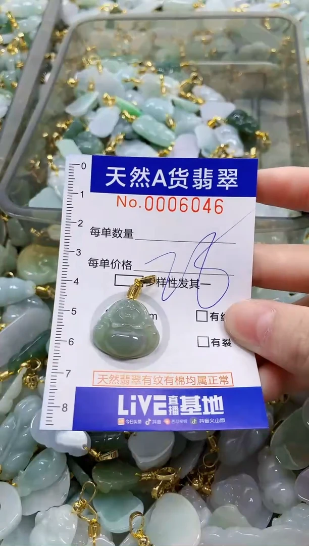 颈饰未镶嵌翡翠天然A货翡翠