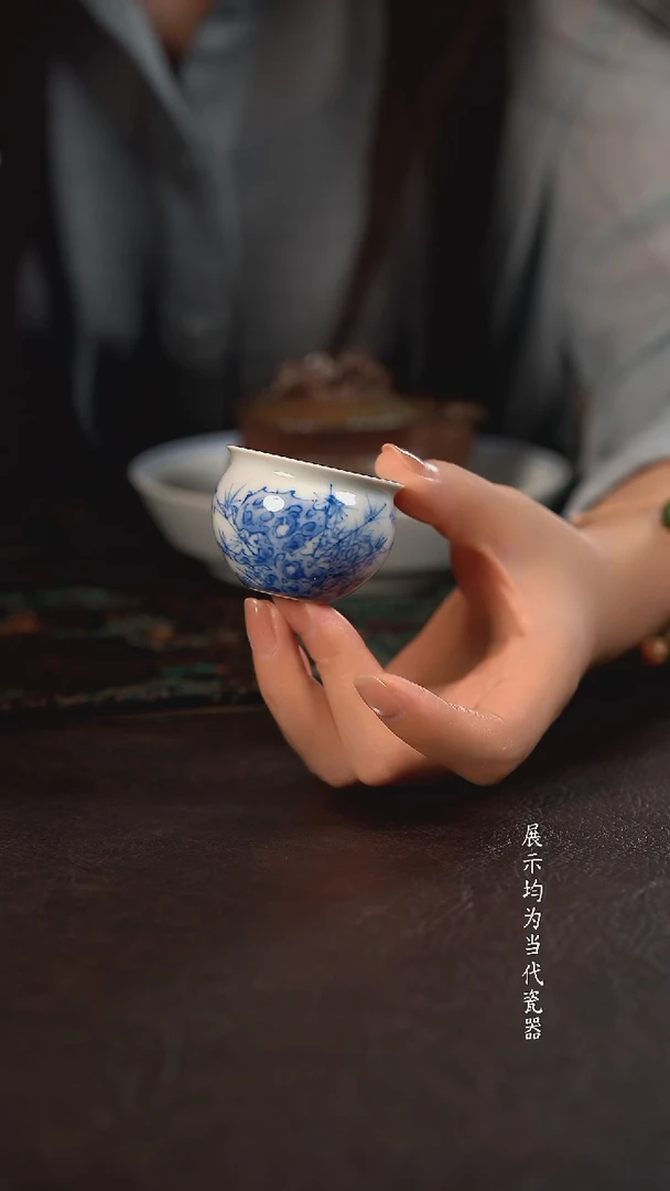 聚澜堂灵石竹子小缸杯