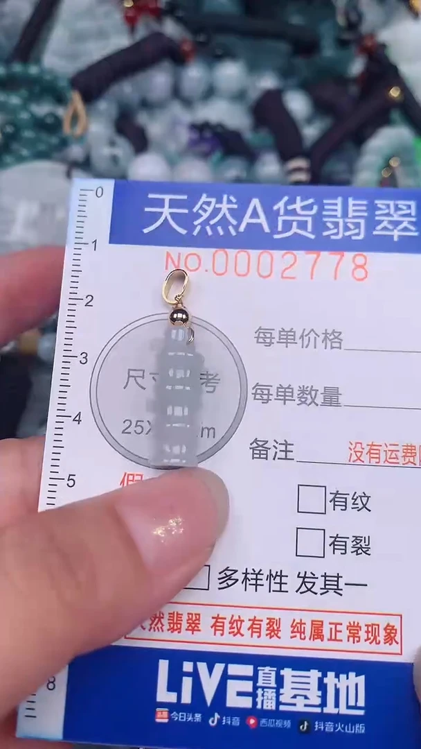 翡翠未镶嵌颈饰...0002778