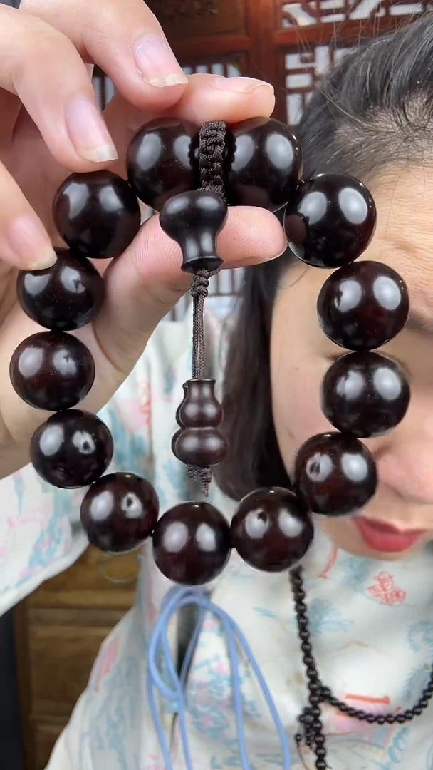 檀香紫檀（小叶紫檀）小叶紫檀卡1.8单圈手串