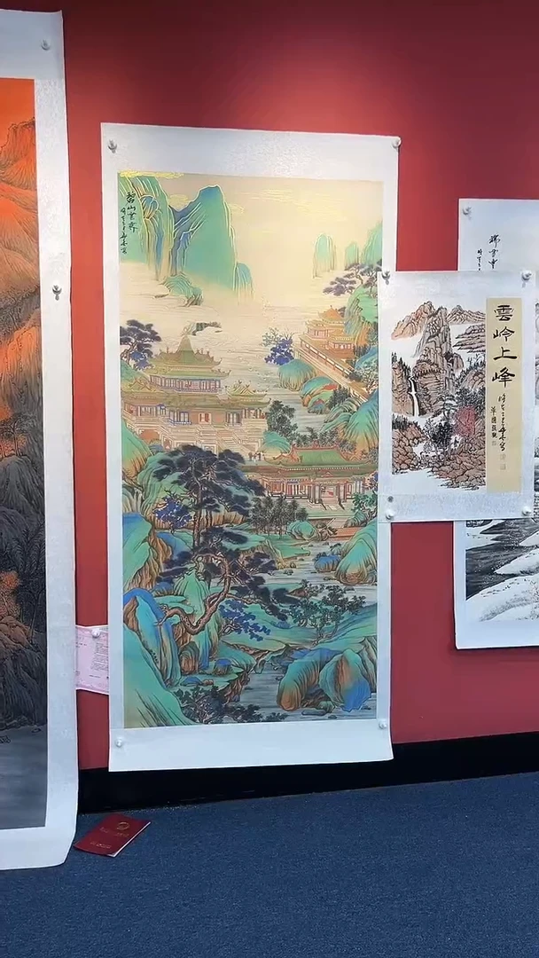 书法刘华亮阁楼小六尺
