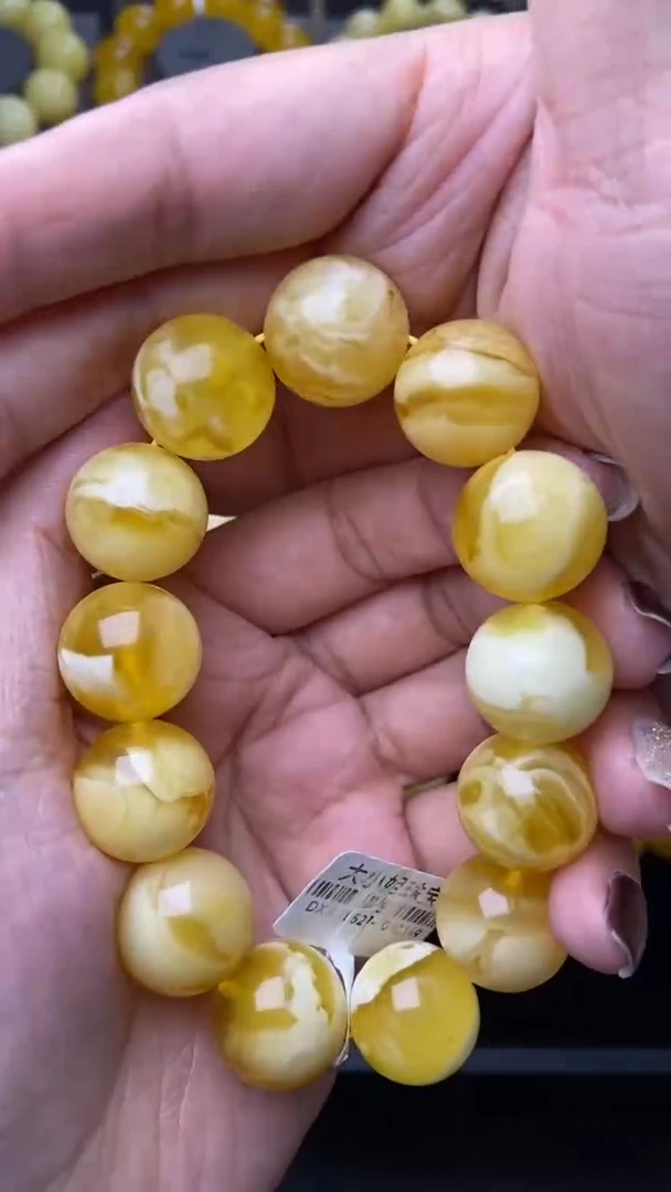 裸石琥珀未镶嵌星筠珠宝18 卡16MM