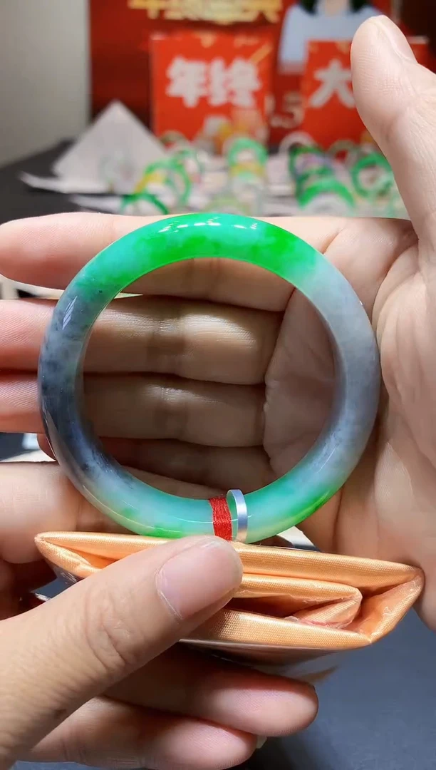 未镶嵌手镯翡翠翡翠手镯圈口53-t31