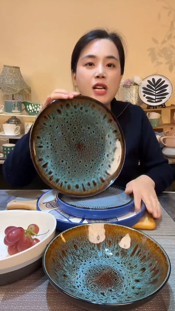 瓷片10.5英寸盘 介意勿拍