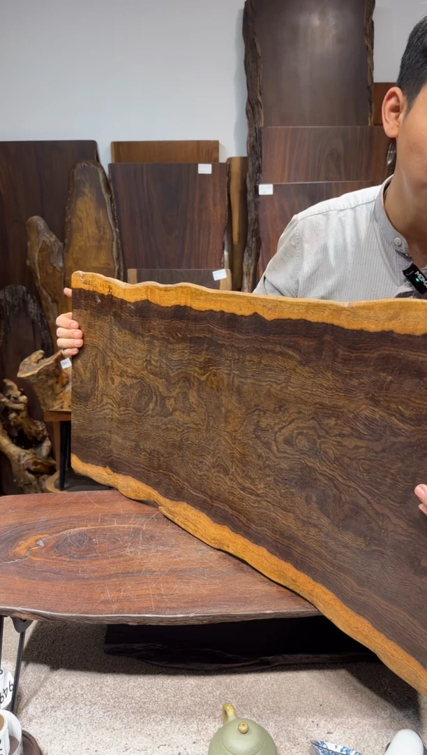 风车木（黑檀木）尺寸75*39*2.编号918