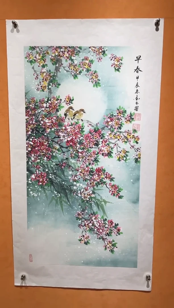 国画刘金玉老师亲笔手绘