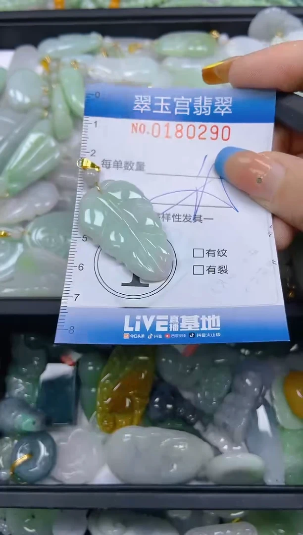 翡翠未镶嵌颈饰闪购0180290