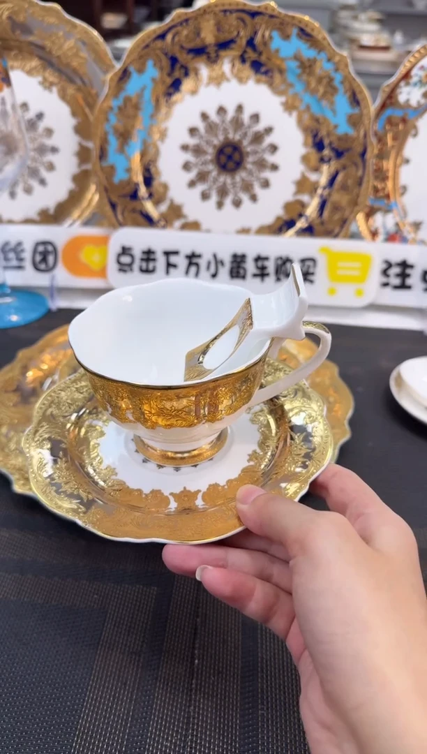 瓷片杯碟2套 筷架 2个