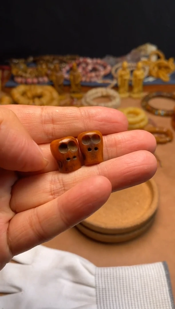 其他牛骨杂件696-瑕疵随机1个