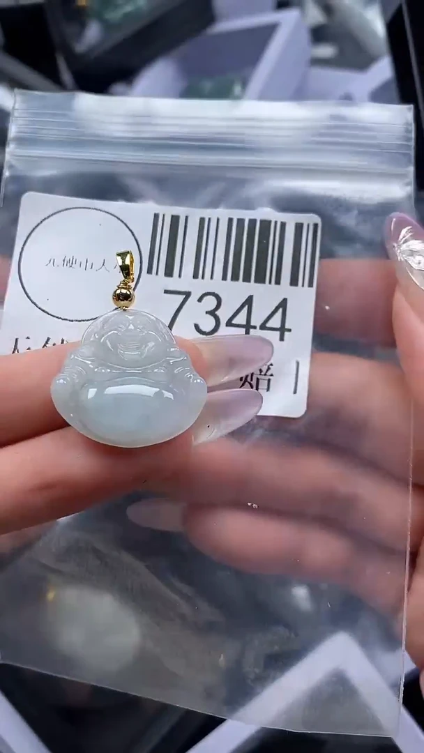 吊坠(不含链)未镶嵌翡翠7344