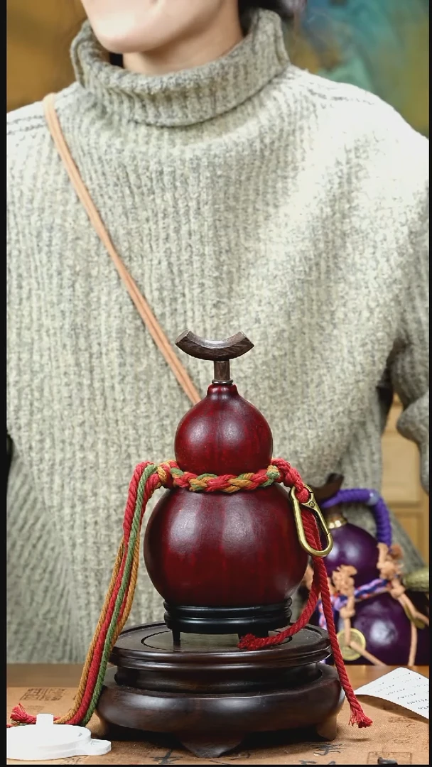 XE009腰扣款大漆款酒葫芦（现货现发）