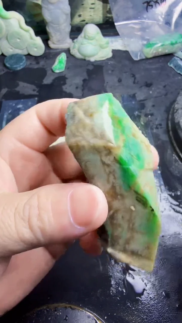 未镶嵌挂件翡翠天然翡翠127