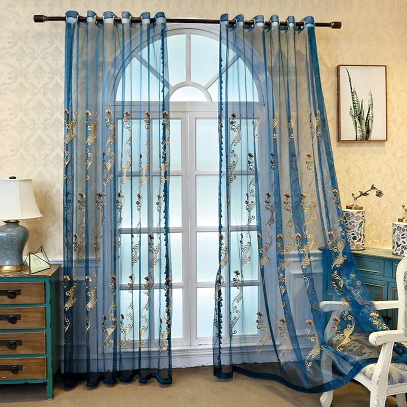 重工刺绣窗纱（客厅卧室阳台）
