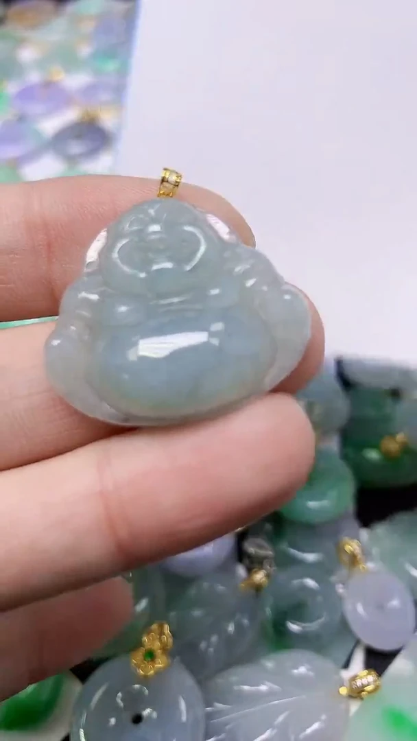 翡翠未镶嵌颈饰天然自然緬甸A貨翡翠