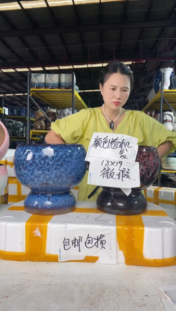 宜兴紫砂粗陶花盆18/19