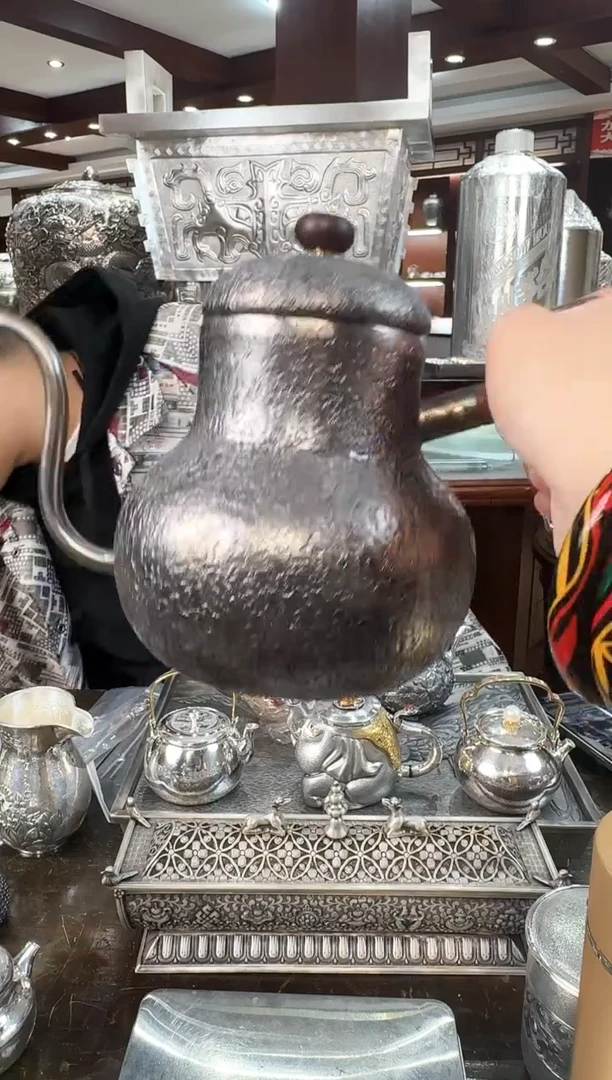 【闪购商品】全手工紫铜精工咖啡烧水壶