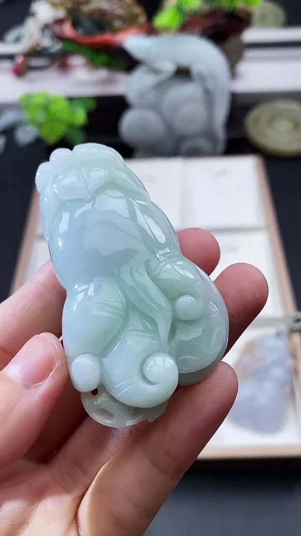 颈饰未镶嵌翡翠天然缅甸A货翡翠