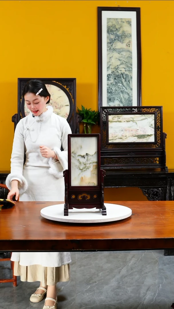 石材天然大理石画家居摆件