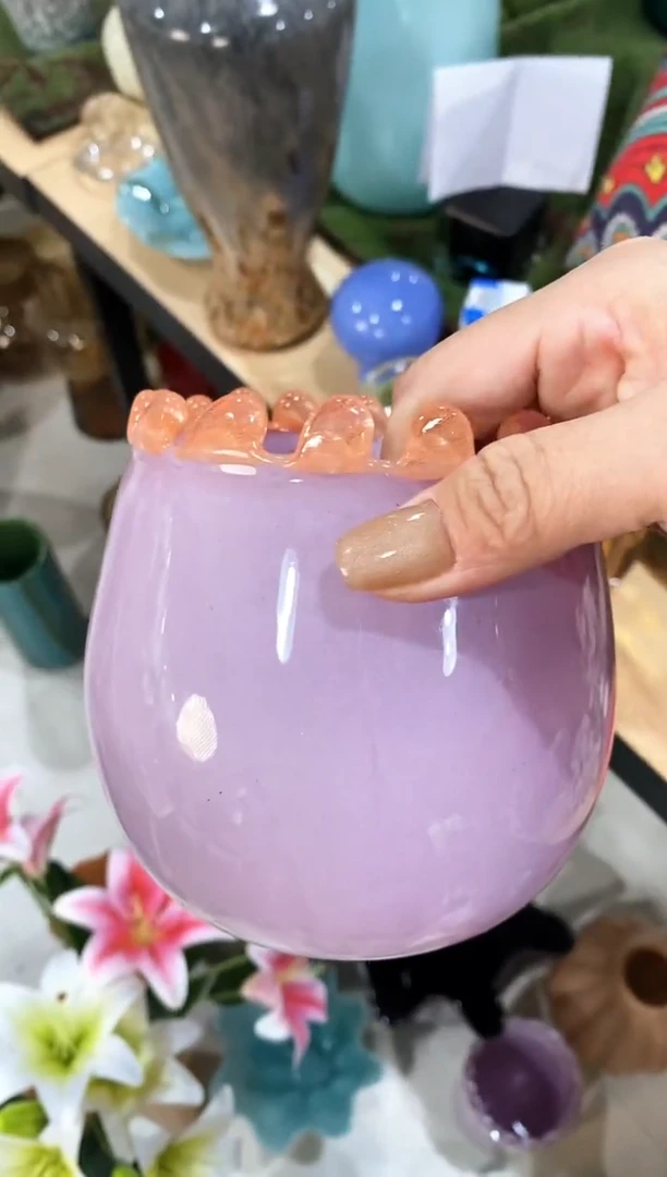 花**翠慕忆家手作琉璃花瓶
