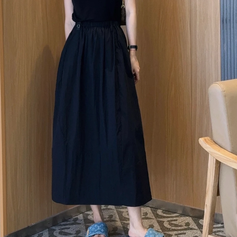 哥弟/GIRDEAR 花苞设计褶皱肌理半裙1200377