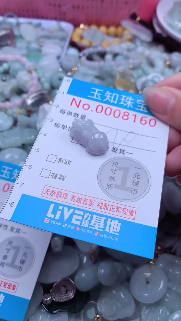 翡翠未镶嵌吊坠(不含链)8169